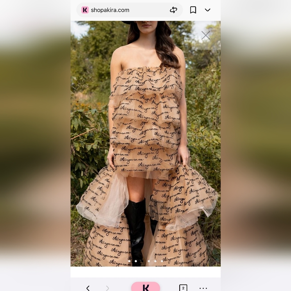 High low dress